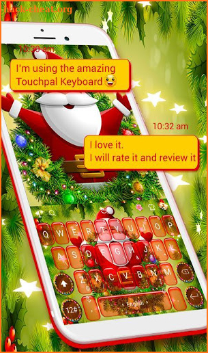 Christmas Santa Keyboard Theme screenshot