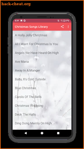 Christmas Songs Library screenshot