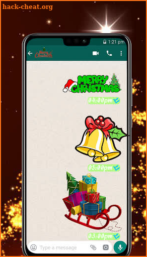 christmas Stickers and emoji screenshot