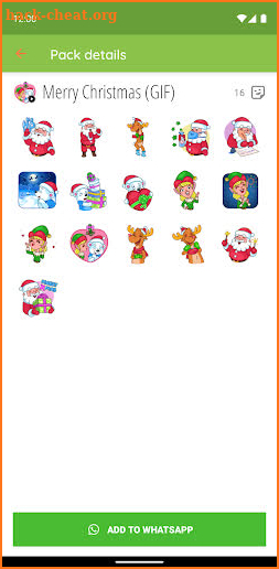 Christmas Stickers & GIF (WAStickerApps) screenshot