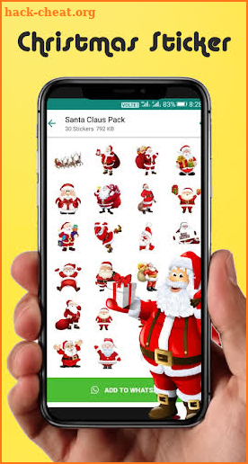 Christmas Stickers For Whatsapp - WAStickerApps 20 screenshot