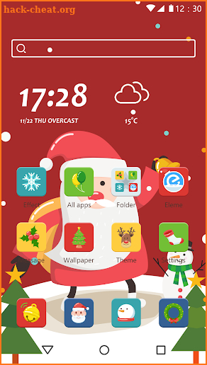 Christmas Theme: Santa Christmas Theme for Android screenshot