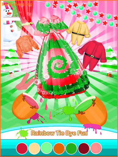 Christmas Tie Dye - Fashion Art screenshot