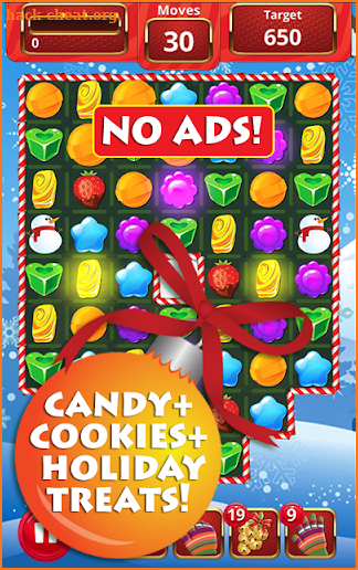 Christmas Treats Match 3 screenshot