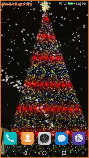 Christmas Tree Live Wallpaper screenshot