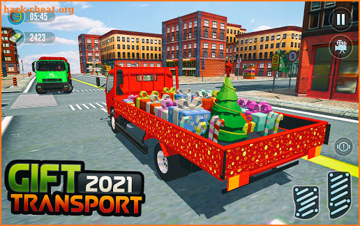 Christmas Truck Driving 2021: Gift Delivery Games screenshot