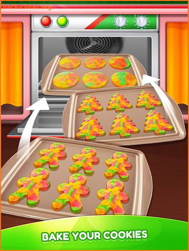 Christmas Unicorn Cookies & Gingerbread Maker Game screenshot