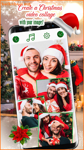 Christmas Video Greetings 🎄 Photo Slideshow Maker screenshot