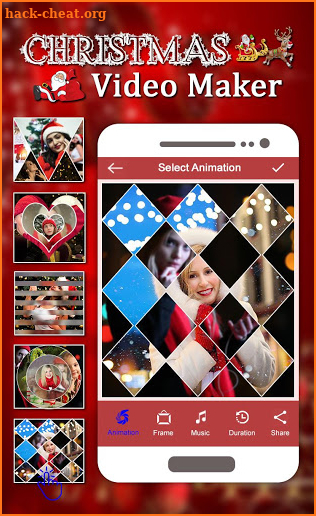 Christmas Video Maker , Christmas Slideshow Maker screenshot