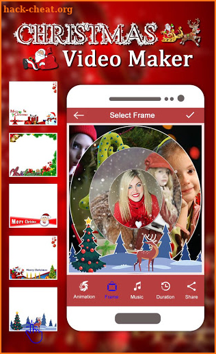 Christmas Video Maker , Christmas Slideshow Maker screenshot