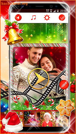 Christmas Video Maker 🎥 Slideshow with Music 2019 screenshot