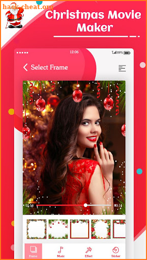 Christmas Video Movie Maker with Music screenshot