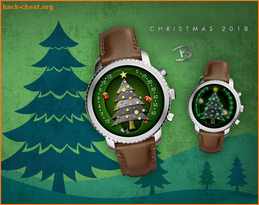 Christmas Watch Face for WearOS / Samsung watches screenshot