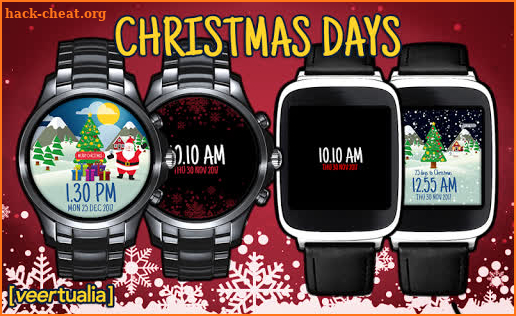 Christmas watch face | Christmas Days animated screenshot