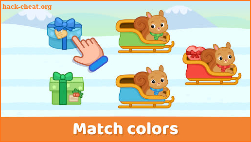 Christmas winter toddler games screenshot