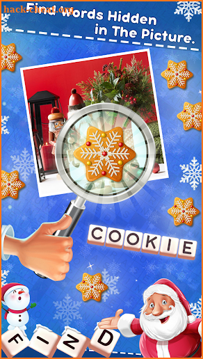 Christmas Word Cross Puzzle screenshot