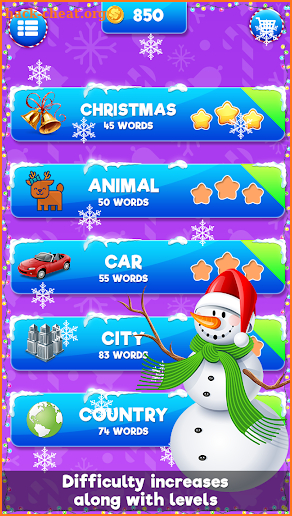 Christmas Word Finder : Word Puzzle Game screenshot