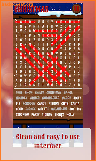 Christmas Word Search Puzzles 2018 screenshot