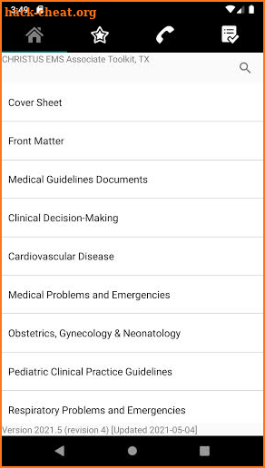 CHRISTUS EMS Associate Toolkit screenshot