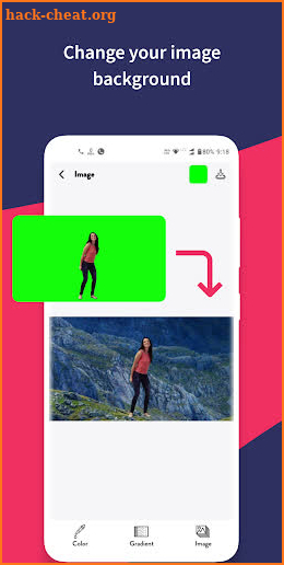 Chroma key Image-Video Creator screenshot