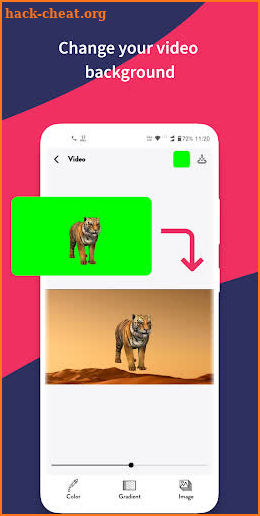 Chroma key Image-Video Creator screenshot