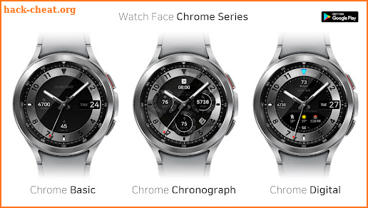 Chrome Basic Watch Face screenshot