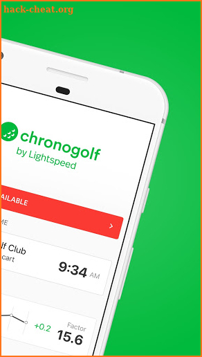 Chronogolf by Lightspeed screenshot