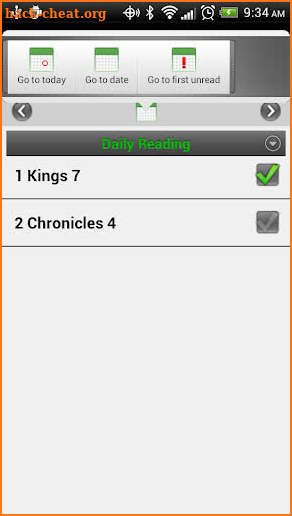 Chronological Bible Plan screenshot