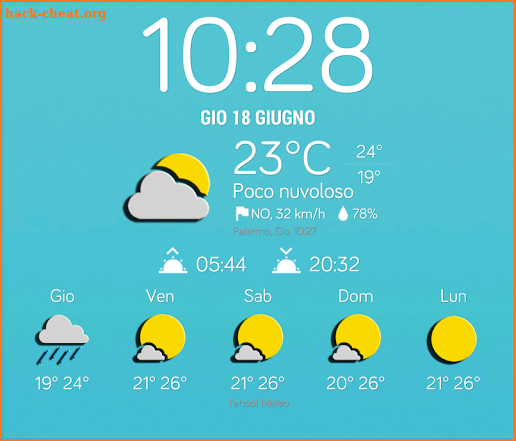 Chronus - 3D Weather Now icons screenshot