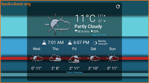 Chronus: Chrome HD Weather Icons screenshot