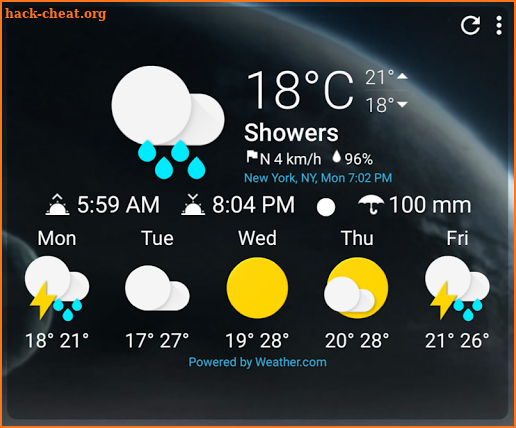 Chronus: Jump HD Weather Icons screenshot