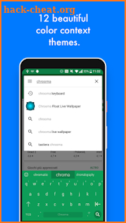 Chrooma Keyboard + Proofreader screenshot