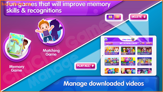 ChuChu TV Nursery Rhymes Videos Pro - Learning App screenshot