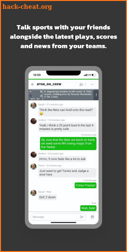 Chuck: The social sports app. screenshot