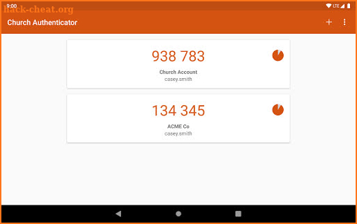 Church Authenticator screenshot