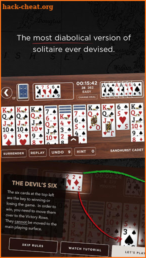 Churchill Solitaire Card Game screenshot