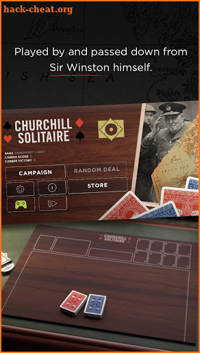 Churchill Solitaire Card Game screenshot