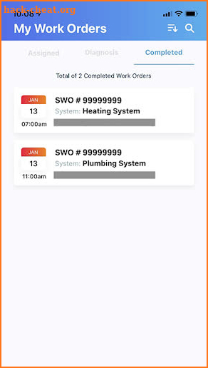 CHW Field Service Manager screenshot