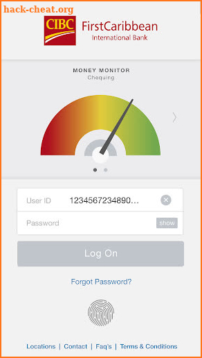 CIBC FirstCaribbean Mobile screenshot
