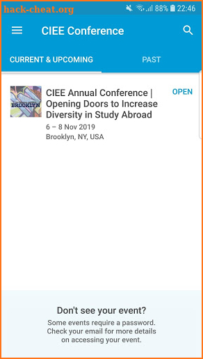 CIEE Annual Conference screenshot