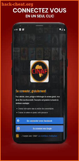 CINAF screenshot