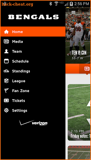 Cincinnati Bengals screenshot