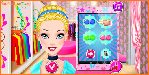 Cinderella dress up, Princess fashion makeup games screenshot