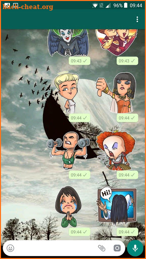 Cinema stickers for WhatsApp screenshot