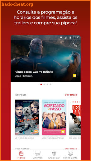 Cinemark Brazil screenshot