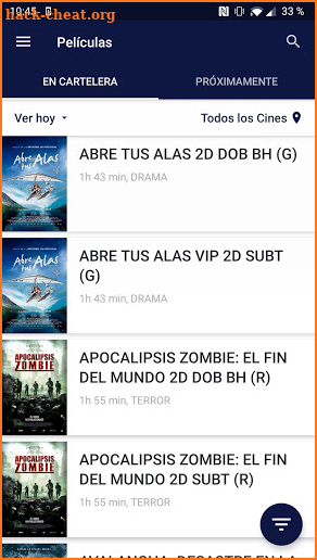 Cinemas Nicaragua screenshot