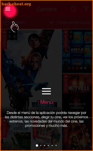 Cinemex screenshot