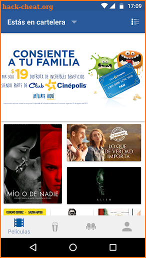 Cinépolis screenshot