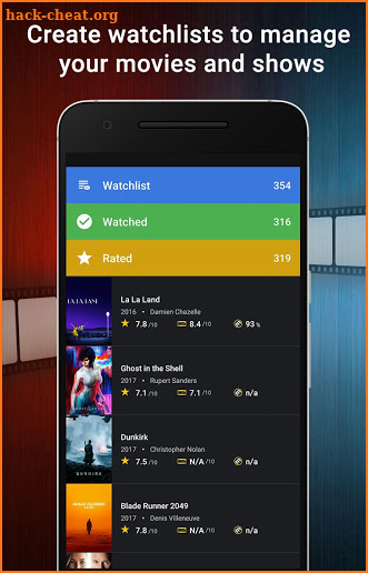 CineTrak: Your Movie and TV Show Diary screenshot