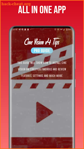 CineVision: live HD V4,V8 Tips screenshot